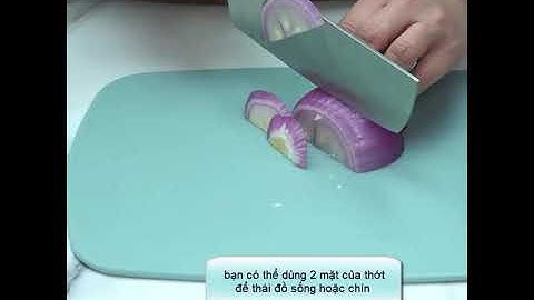 Combo 3 Thớt Nhựa Kháng Khuẩn Màu Lúa Mạch KUNBE