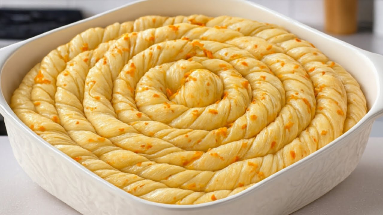 I have tried many recipes, but I have never seen one this easy and delicious. Orange-scented bread🍊
