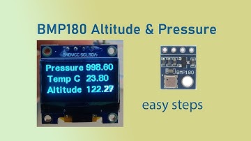 BMP180 sensor + OLED display