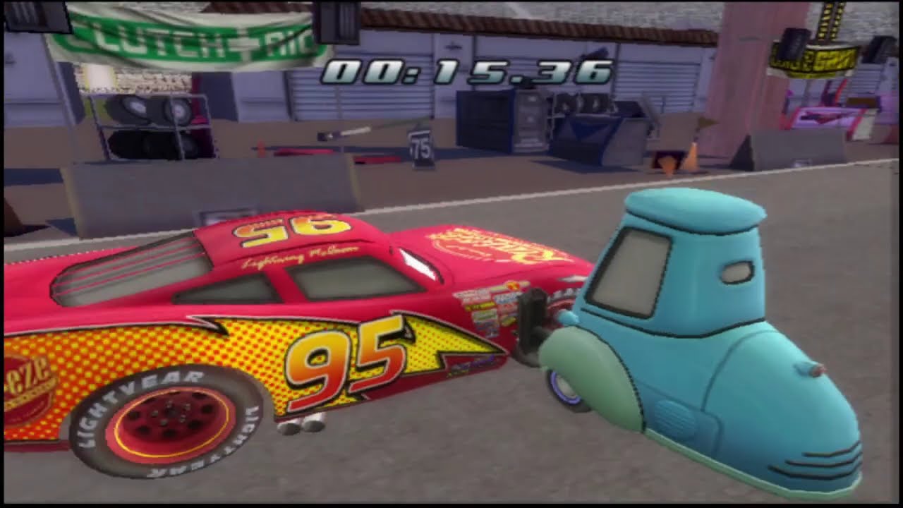 Cars:The Video Game Los Angeles International Speedway: прохождение PS2