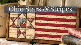 Ohio Stars & Stripes Quilt Block | DIY Wood Kit Replay