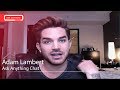 Adam Lambert Interactive Chat w/ Romeo Saturday Night Online  - AskAnythingChat