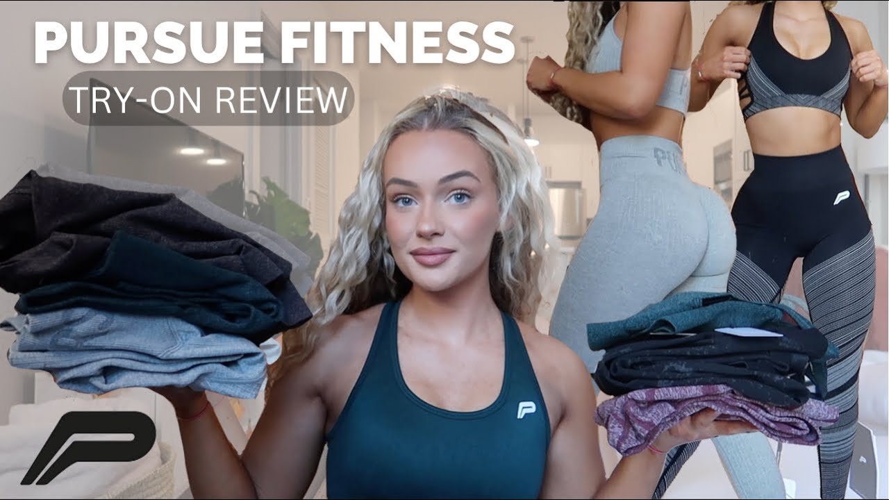 PURSUE FITNESS Activewear clothing try on haul & Review