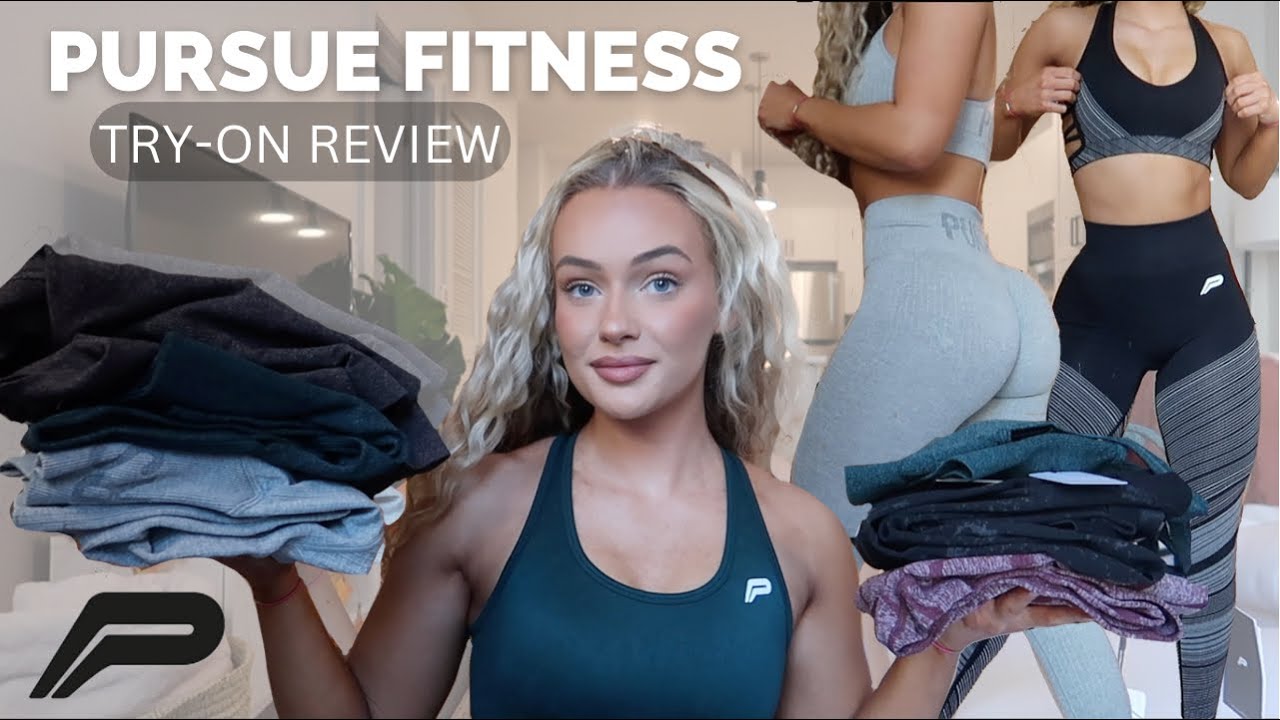 PURSUE FITNESS Activewear clothing try on haul & Reviewin depth