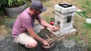 DIY Brick Rocket Stove - Off Grid Cooking for Emergency Preparedness