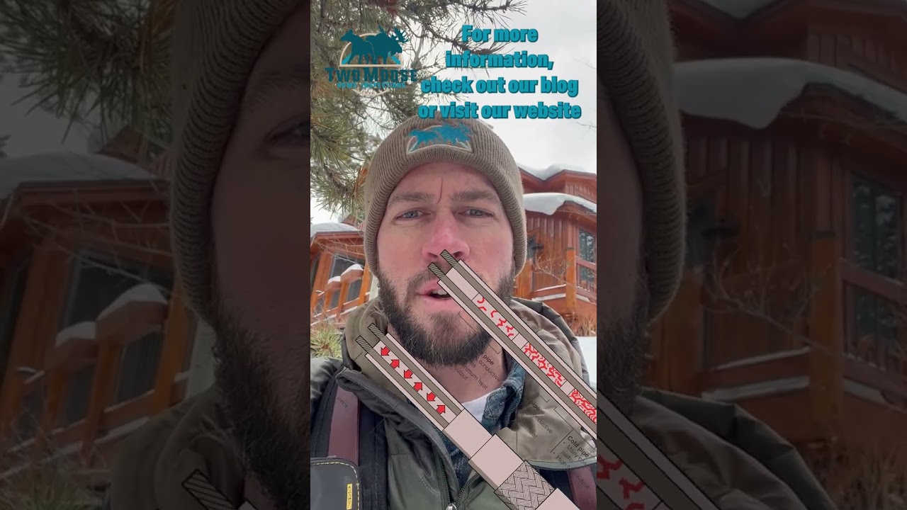 Shea Inspecting a House With Ice Dams