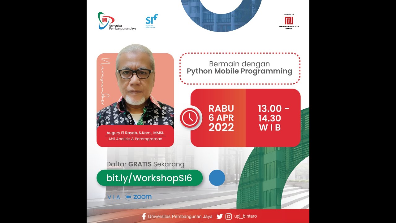 Virtual Workshop bersama Prodi Sistem Informasi "Bermain dengan Python ...