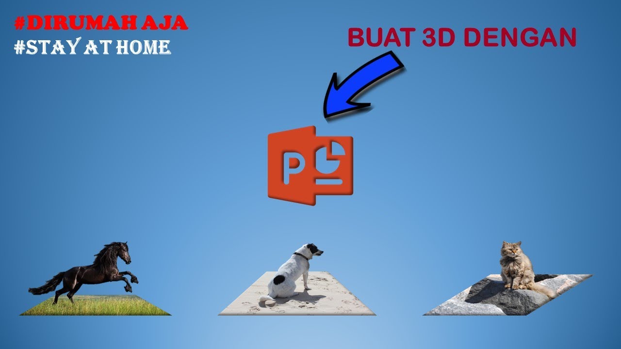  Cara Membuat Gambar 3D  Di PowerPoint YouTube