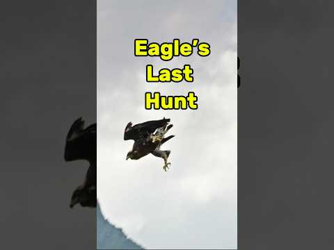 Golden Eagle’s Last Hunt 🦅 Drops Ibex from the Mountains 🏔️