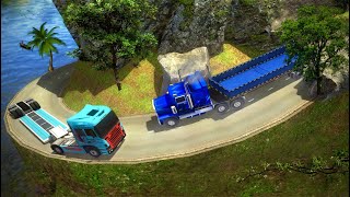 Uphill Truck Drive Off-road Gold Transporter Game For Android IOS screenshot 4