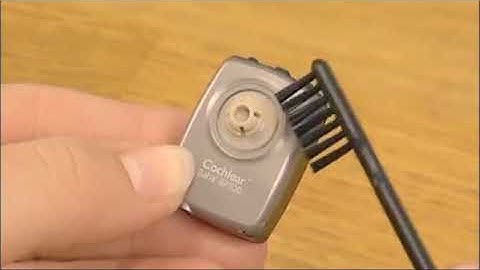 Baha 3 System - Cleaning your sound processor