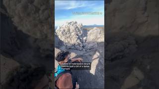 Volcano suddenly erupts, sending hiker group into a panic | #eruption