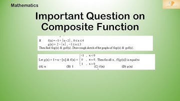 Important Question On Composite Function ( By PK SIR-IIT BHU) || Domain,Range And Graph || JEE MATHS