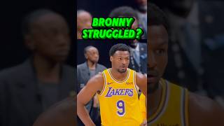 WHAT HAPPENED TO BRONNY JAMES? #lakers #lebronjames #hooper #nba #lakersnation #goldenstatewarriors