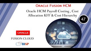 Oracle HCM Payroll Costing, Cost Allocation KFF &amp; Cost Hierarchy | Oracle HCM Payroll Costing |BISP