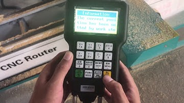 CNC Wood Turning Lathe DSP operation