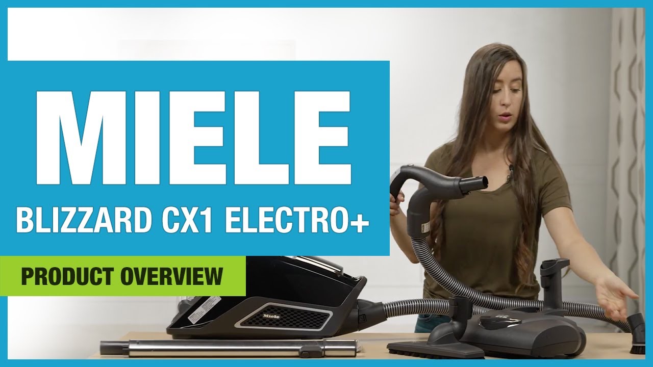 Miele Blizzard CX1 Electro+ Bagless 
