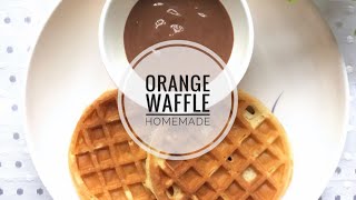Homemade Orange Waffle (1 year old & above)