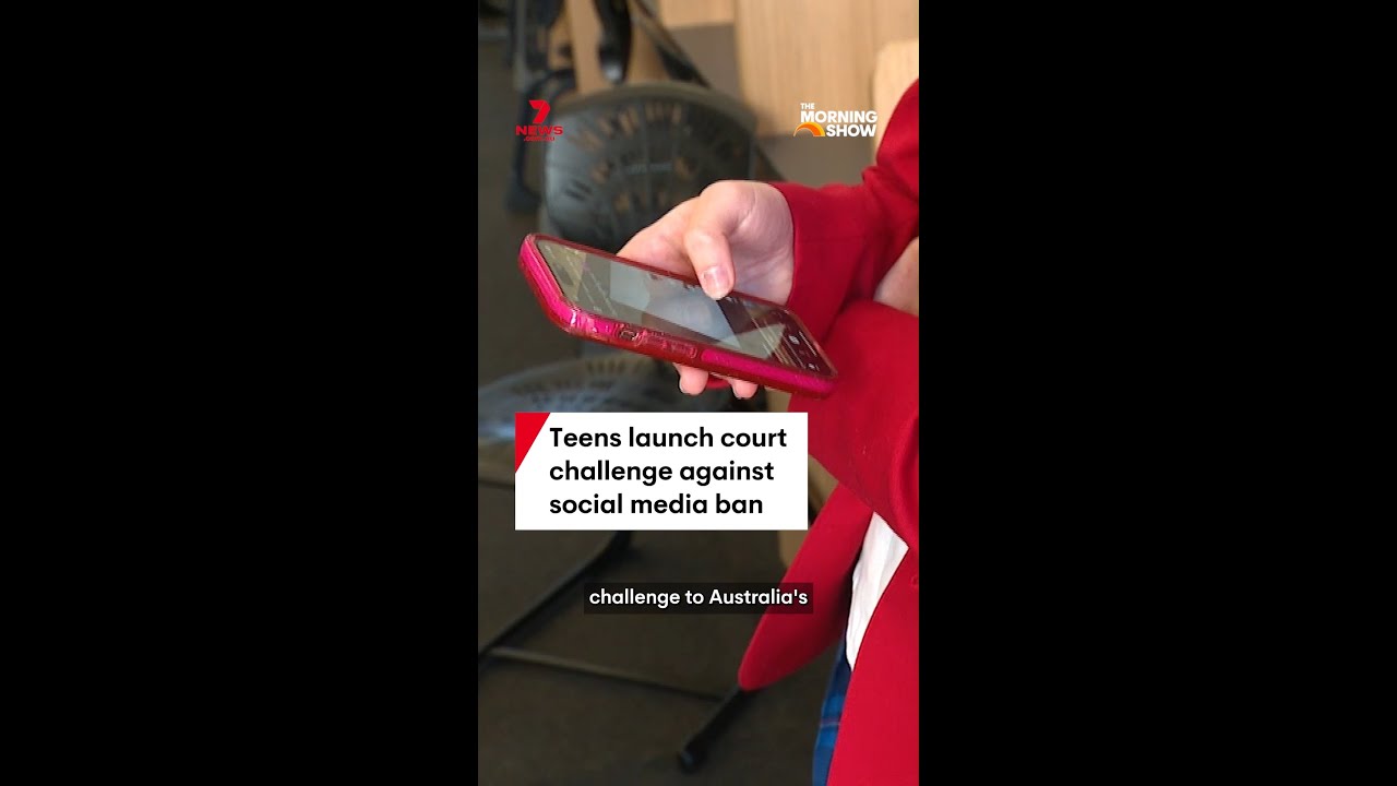 Teens launch court challenge against Australia's social media ban for under-16s