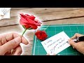 How To Make Paper Flower Valentine Gift Ideas