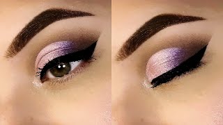 Cut Crease VIOLA ROSA e MARRONE GRIGIO | Trucco | Makeup Tutorial |  SweetMakeup ♥ - YouTube