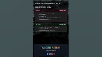 Count Occurrences in JavaScript | Junior vs Senior (Loop vs Filter)
