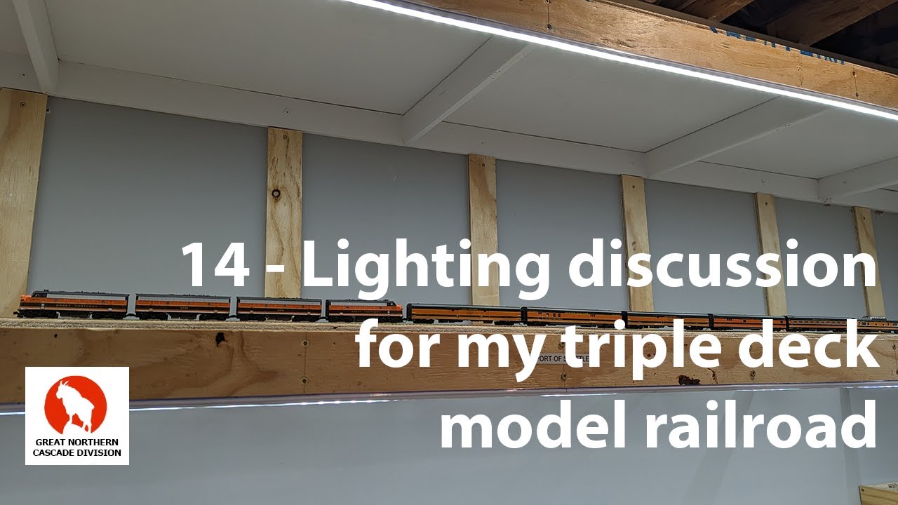 14 Lighting discussion for large model railroads YouTube