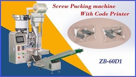 High Accuracy Screw Counting Packing Machine, Automatic Screw Packing Machine