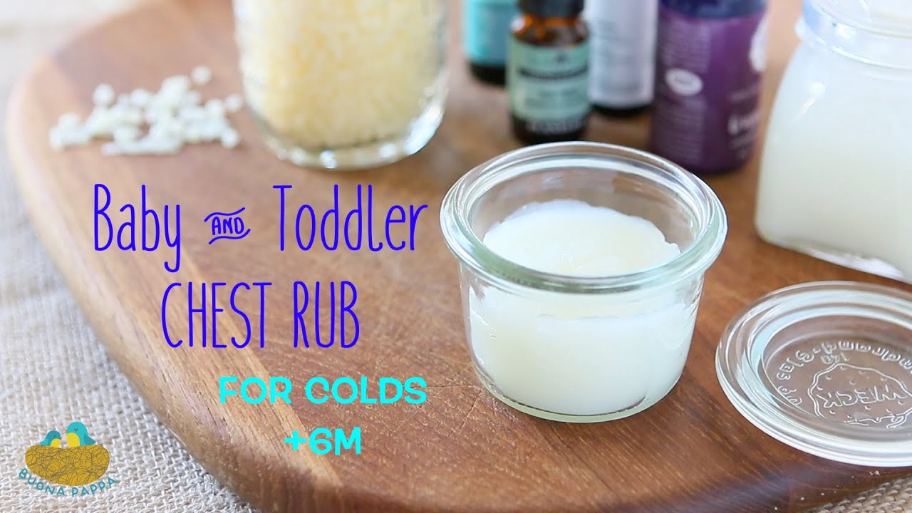 Baby & Toddler Chest Rub - remedy for cold +6M | BuonaPappa