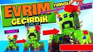 Minecraft'ta CREEPER EVRİMİ GEÇİRDİM!