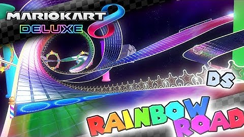 DS Rainbow Road (by Hellothere) - Mario Kart 8 Deluxe [4k]