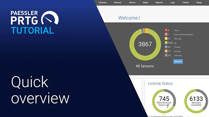 PRTG Tutorial - A Quick Overview of Our Monitoring Solution