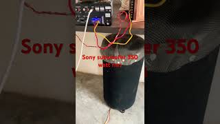 Sony subwoofer 350 watt rms #shorts #shortvideo #viralvideos #viral #viralshorts