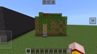 Making a Leaf House in Minecraft