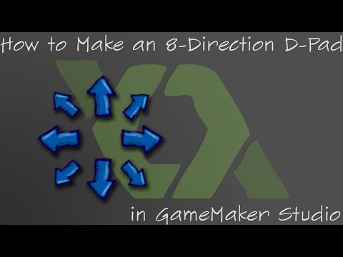 8-Direction D-Pad || GameMaker Studio: Control Schemes for Mobile Devices Part 1