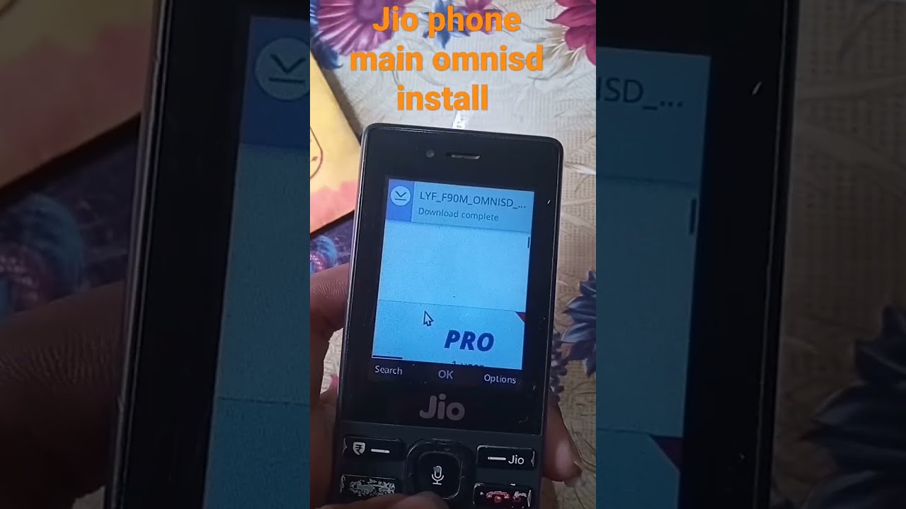 Jio phone main omnisd install with easy trick