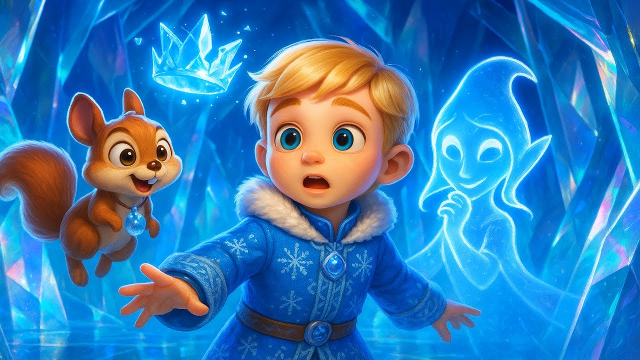 The Crystal Snow Kingdom – Liam & Puffy Break the Mirror Illusion ❄️💎✨