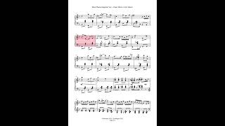 Main Theme (Ragtime ver.) - Paper Mario: Color Splash (Piano Score)
