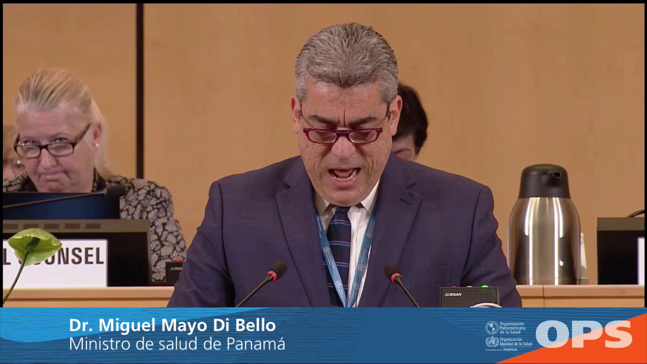 health insurance Dr. Miguel Mayo Di Bello, Ministro de Salud de Panama