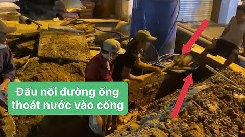 Đấu nối hệ thống thoát nước căn nhà vào hố ga, đường cống thành phố chung - Kho Tư liệu Xây dựng