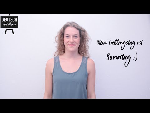 Die Wochentage, Monate und Jahreszeiten auf Deutsch | Deutsch lernen mit Anna #4