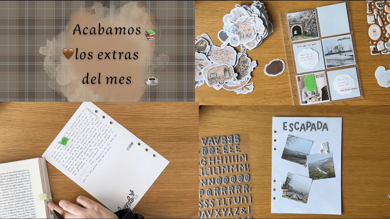 ✨ Cerrando el mes en la agenda | Fotos, libro y balance ✨