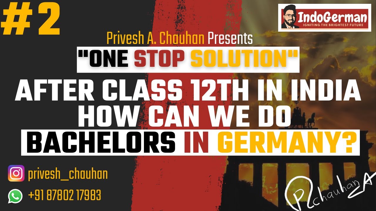 #2 Bachelor in Germany after class 12th in India | What is ...