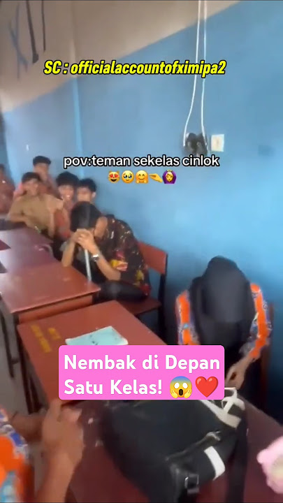 Nembak Pacar di Depan Satu Kelas?! 😳❤️ #povbucin #nembakpacar #shorts