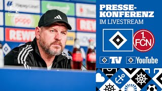 LIVE: PRESSEKONFERENZ I 34. Spieltag I HSV vs. 1. FC Nürnberg