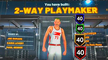 THIS *NEW* ISO BUILD IS BREAKING NBA 2K22- 2-WAY PLAYMAKER w/CONTACT DUNKS+GREENS EVERYTHING