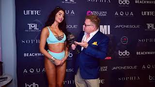 4K Ms. Universe Greece Bella_ioanna walks for Nike Swim at Art Hearts Fashion Miami Swimweek