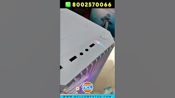 White Theme PC Build...!📌................#pcbuild #ranchi #nclcomputer #intel #rgb