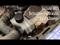 Suzuki ags actuator fluid change