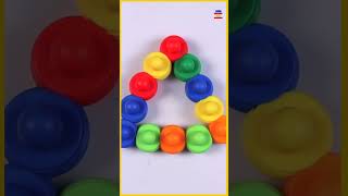 Shape Song for Kids #diy #toysreview #ytshorts #forkids #learning #cartoon #education #playdoh
